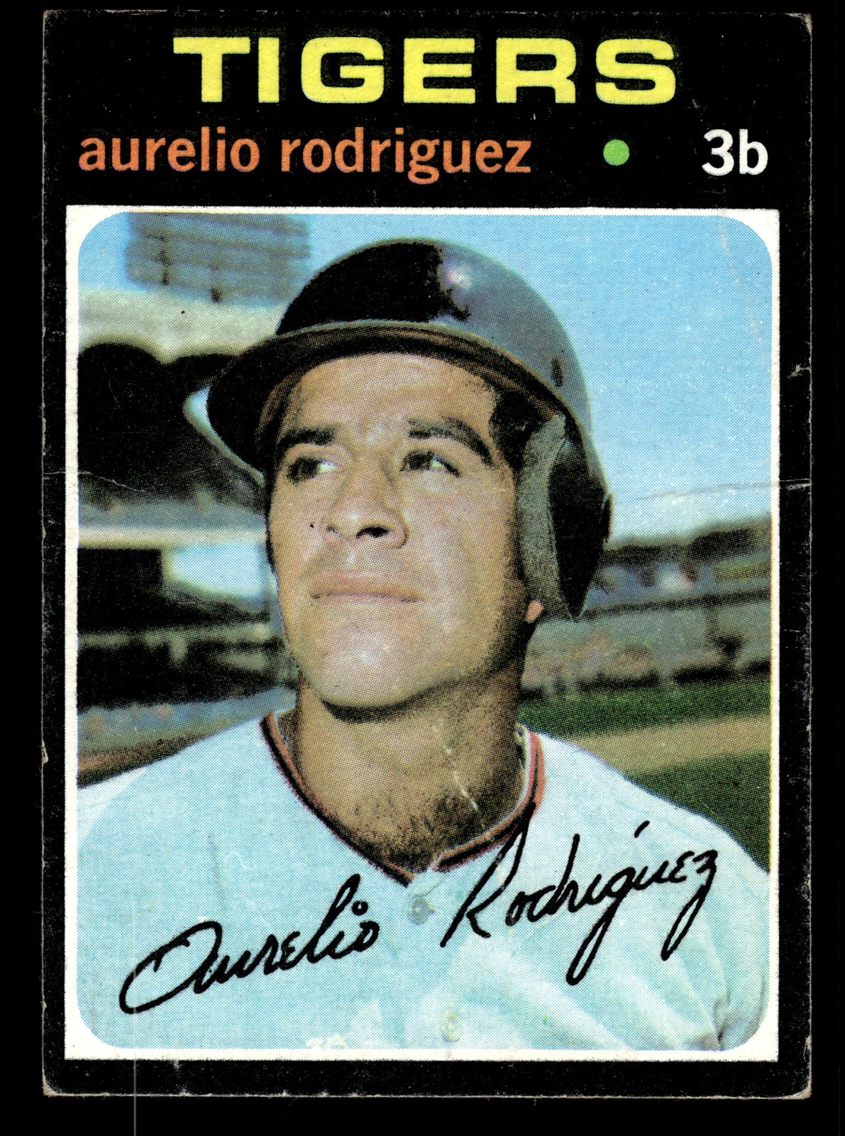 1971 Topps Aurelio Rodriguez #464 – Detroit Tigers – (Low Grade)
