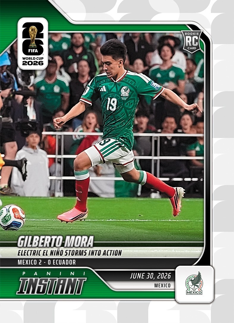 *PRESALE* 2026 Panini Instant FIFA World Cup Gilberto Mora RC #179 ~ Mexico