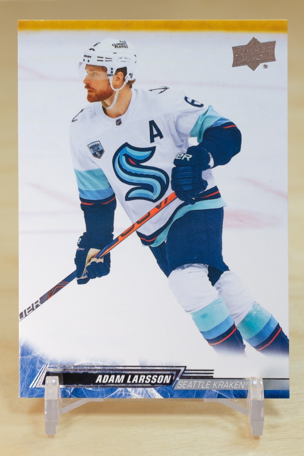 2022-23 Upper Deck Series 2 Base #400 Adam Larsson – Seattle Kraken
