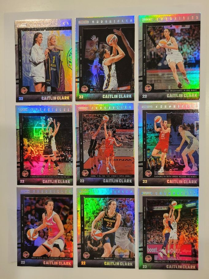 2025 PANINI CAILTIN CLARK CHRONICLED HOLO FOIL COMPLETE SET 1-100