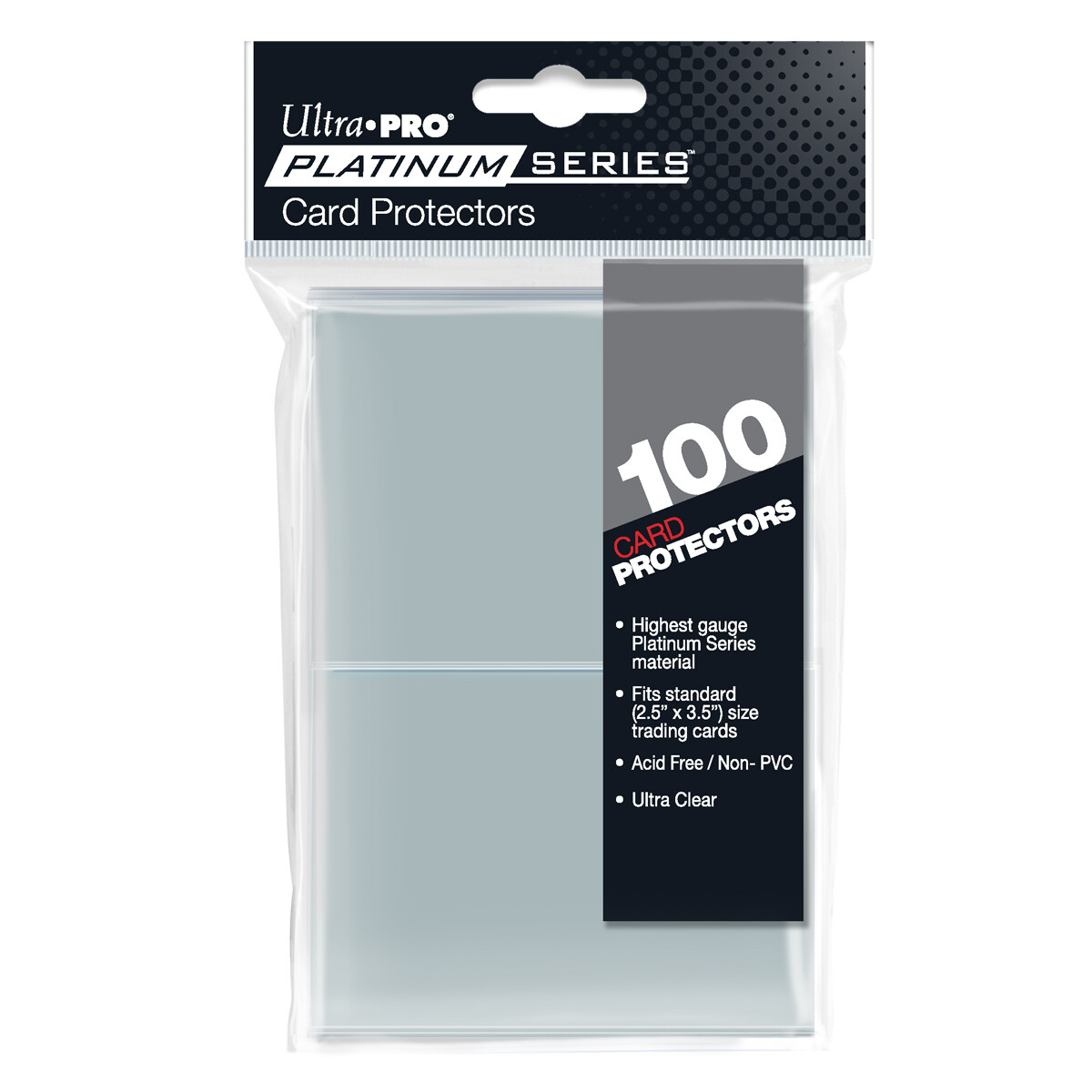 (100-Pack) Ultra Pro Platinum Series Card Protectors – Extra Heavy Duty Sleeves