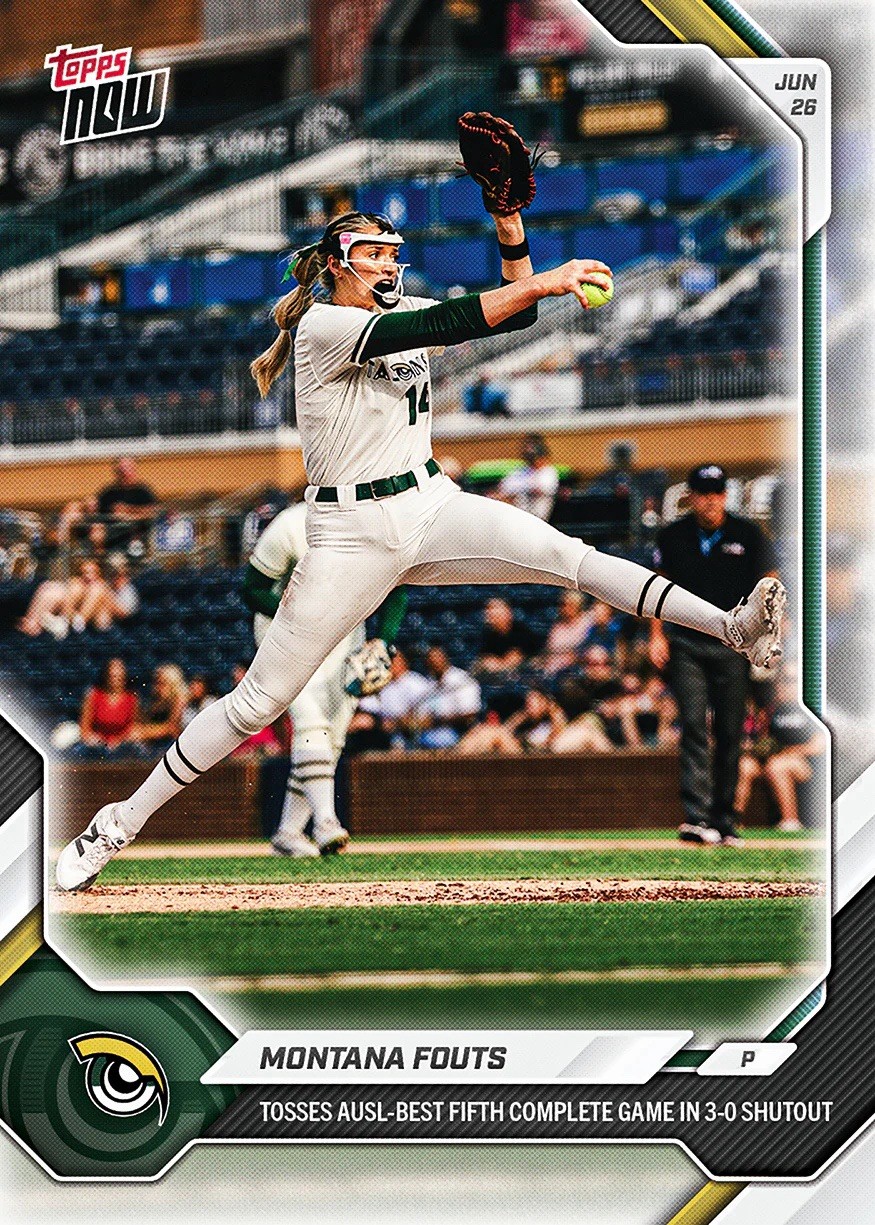 *PRE SALE* Montana Fouts – 2026 AUSL Topps NOW® – Card 20