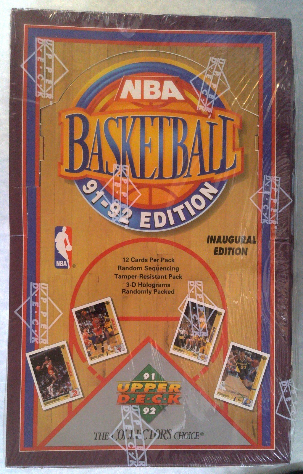 1991-92 Upper Deck Low Series Hobby Basketball Box 36 Packs