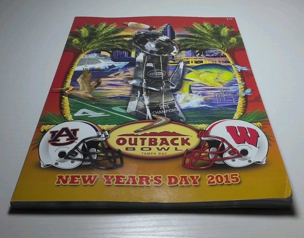 Outback Bowl Football In Paradise New Year’s Day 2015 Game Program Guide S30