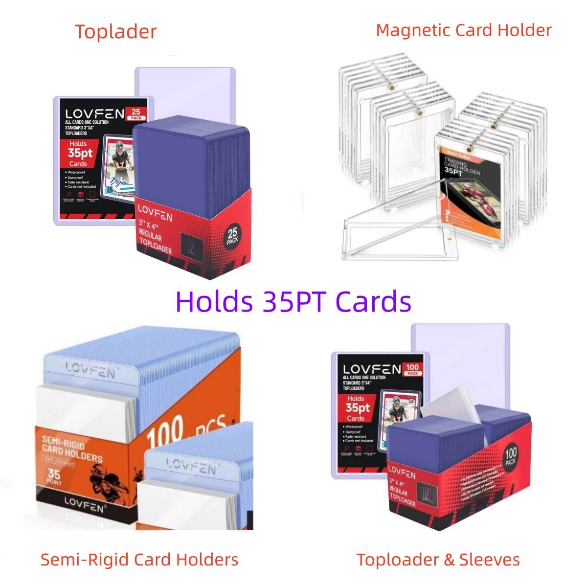Graded Box Case/ Toploader/ Magnetic Card Holder For 35pt Pokémon Trading Cards