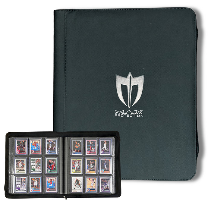 Max Pro Top Loader Binder | Holds 252 Standard 3”x4” Sports & Pokemon Cards