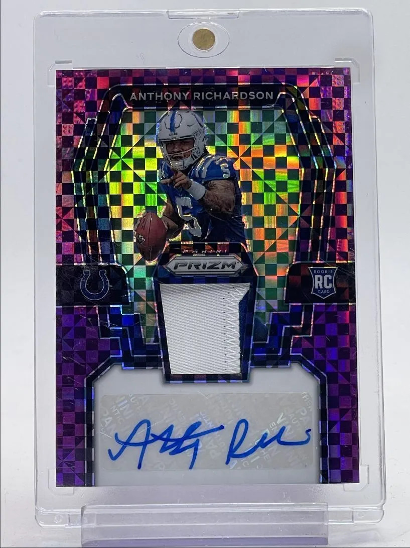 PRIZM RPA ROOKIE PURPLE POWER ANTHONY RICHARDSON #Unspecified Autograph Rookie