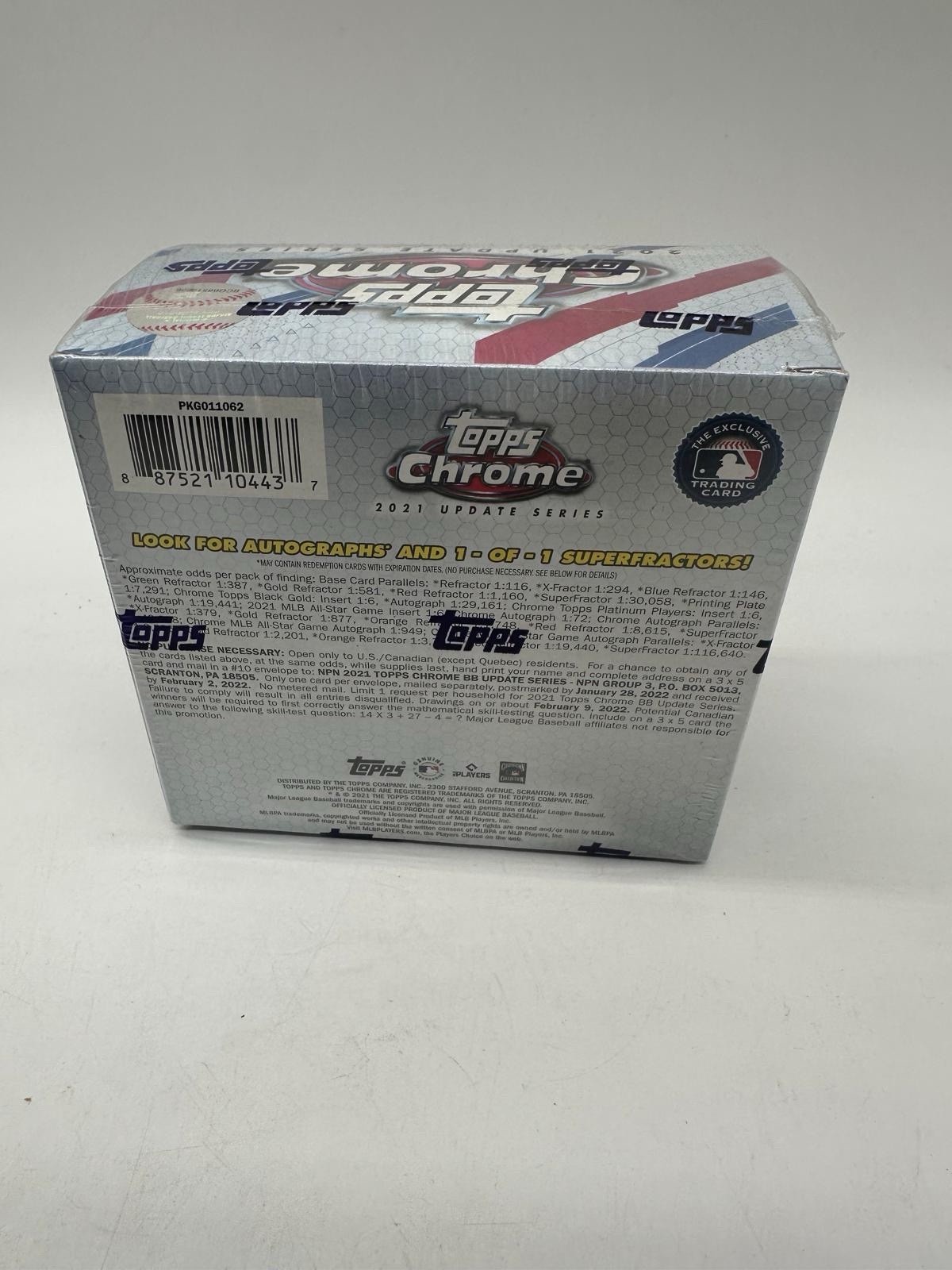2021 Topps Chrome Update Mega Baseball Box Sealed – BRAND NEW TARGET EXCLUSIVE