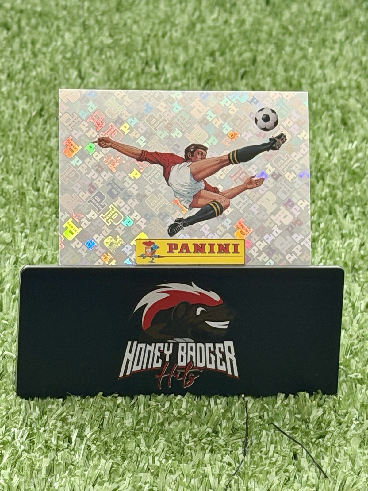 2026 Panini World Cup Sticker #00 Bicycle Kick Silver Logo Foil Silver SSP