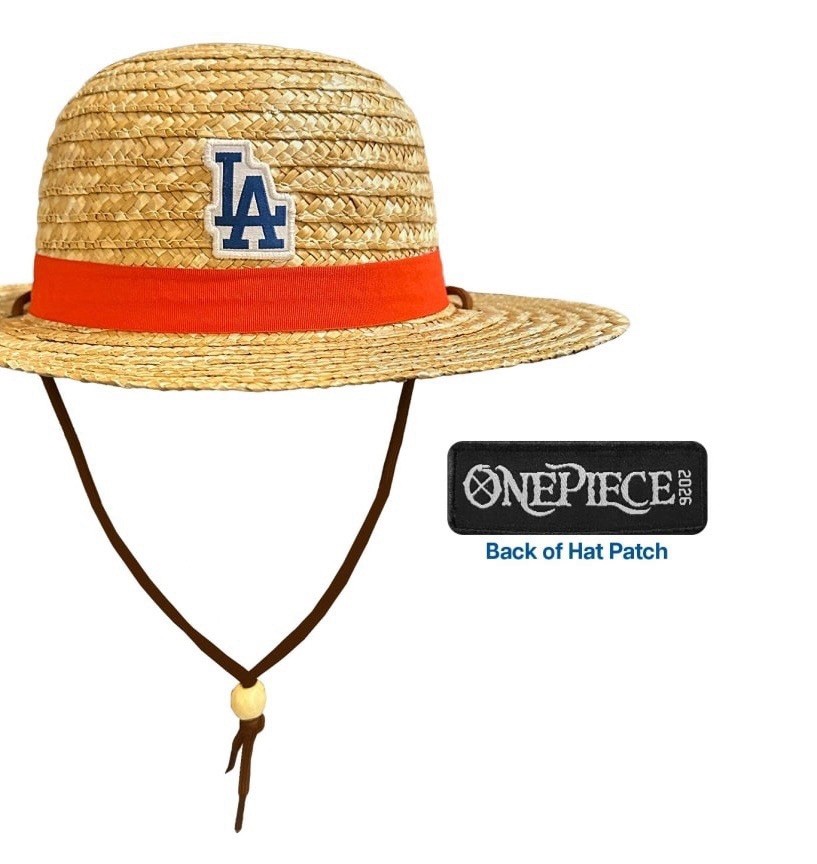 Los Angeles Dodgers One Piece Monkey D. Luffy Straw Hat SGA 7/2/2026 IN-HAND NEW