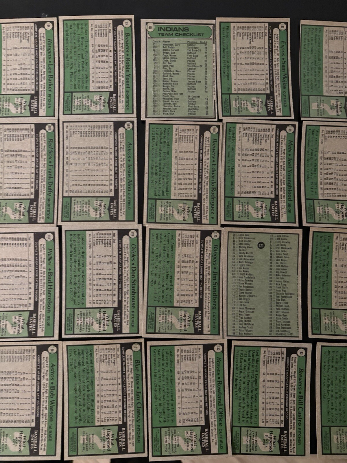 1979 Topps Baseball U-Pick #1-175 EX