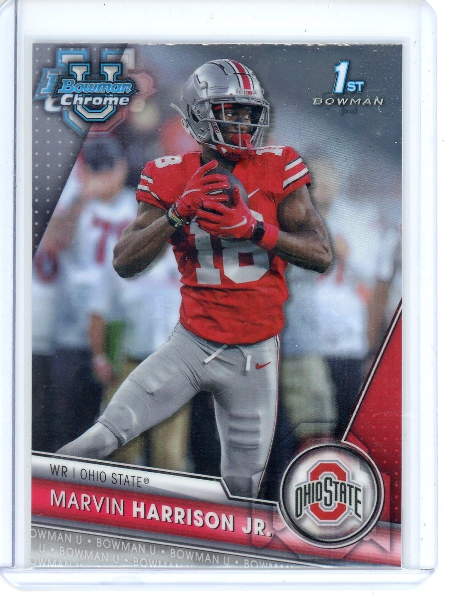 Marvin Harrison Jr. 1st 2023 Bowman University Chrome #100