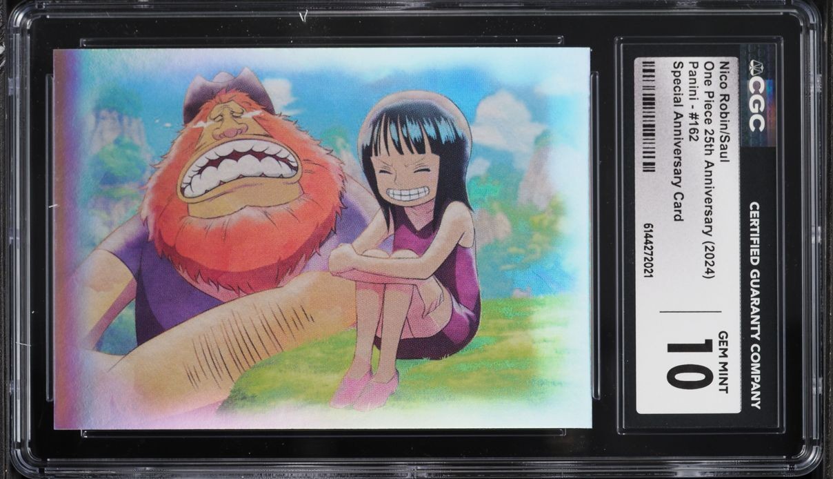 2024 Panini One Piece 25th Anniv SA C Nico Robin Saul #162 CGC 10 GEM