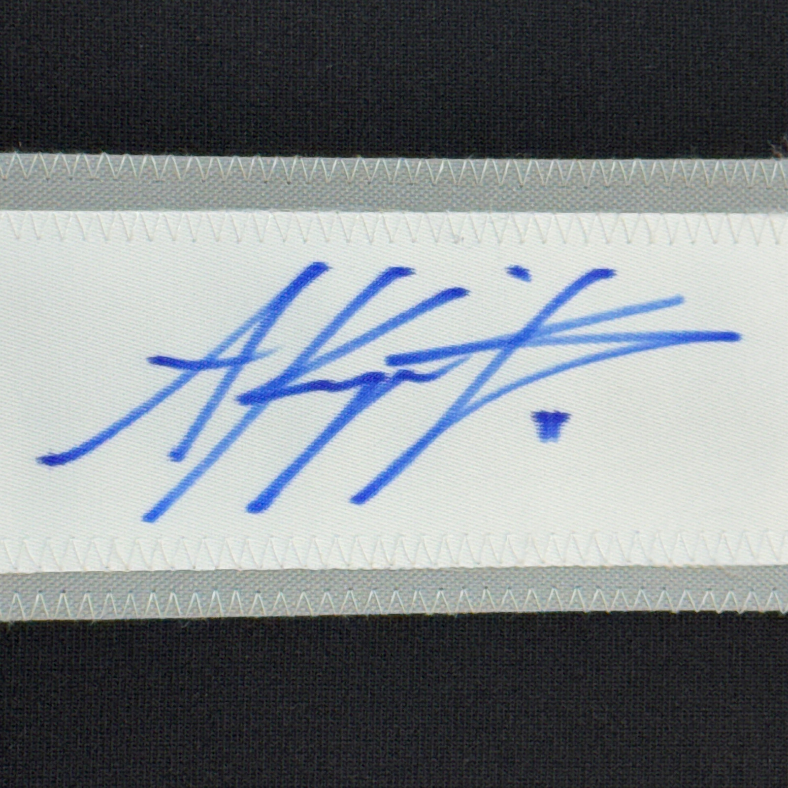Framed Autographed/Signed Anze Kopitar 35×39 Los Angeles LA Black Jersey JSA COA