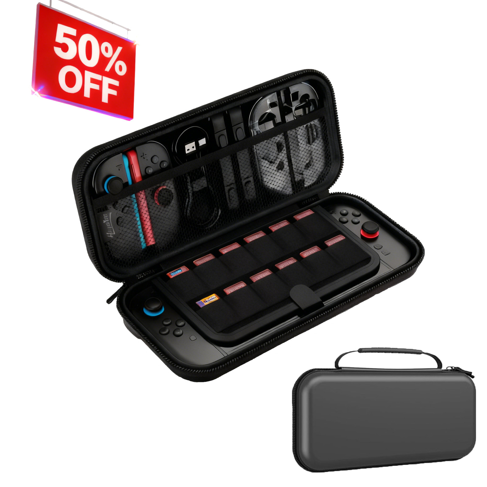 Portable Carrying Case Hard Shell Pouch Travel Game Bag for Nintendo Switch 2
