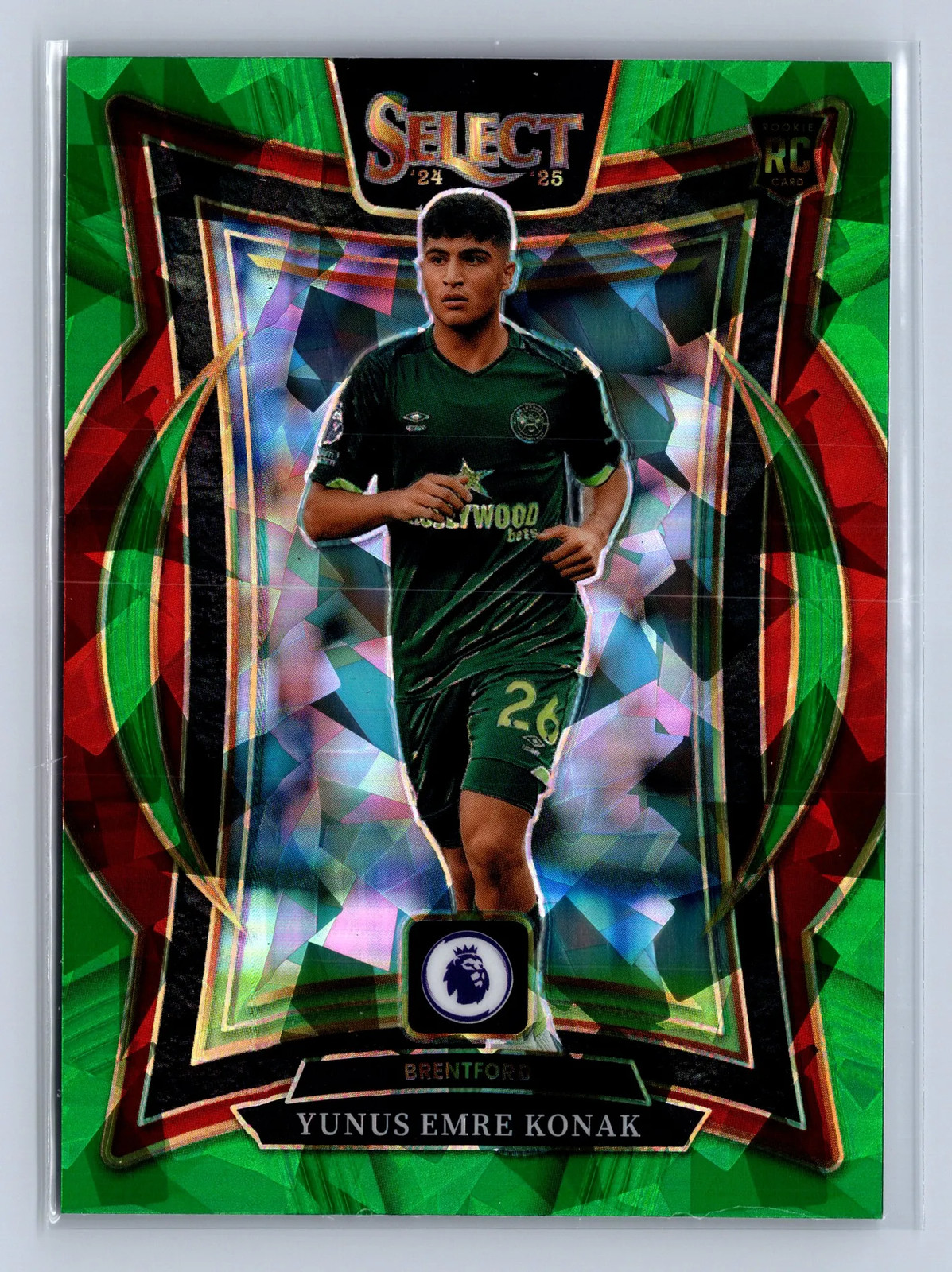 2024-25 Panini Select Yunus Emre Konak Green Ice #5