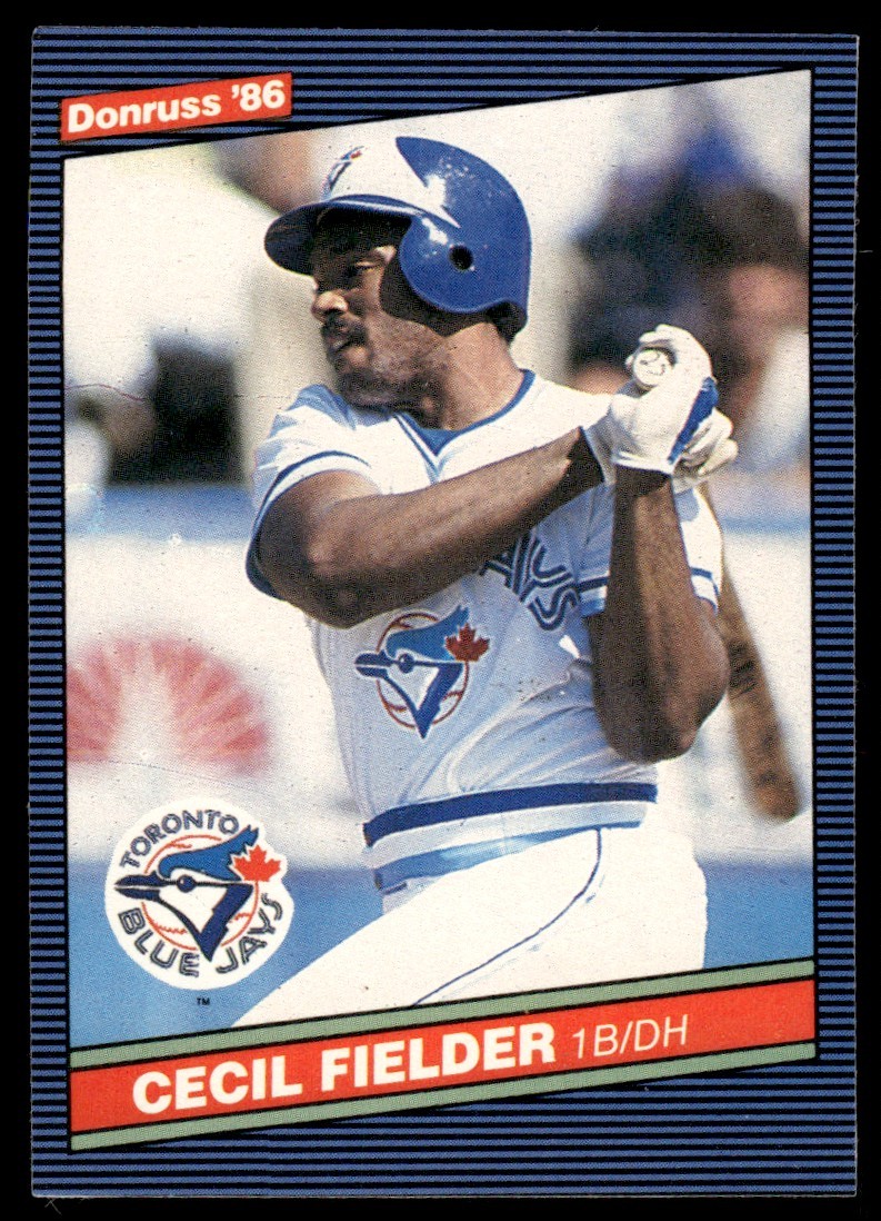 1986 Donruss Cecil Fielder Rookie #512