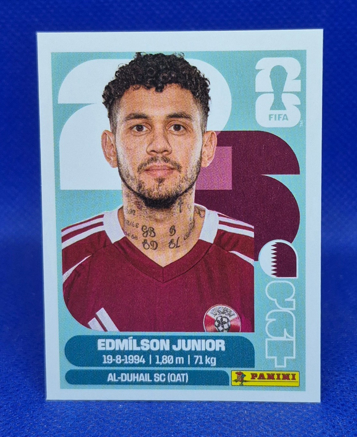 2026 Panini FIFA World Cup Sticker Edmilson Junior #QAT 17 – Qatar
