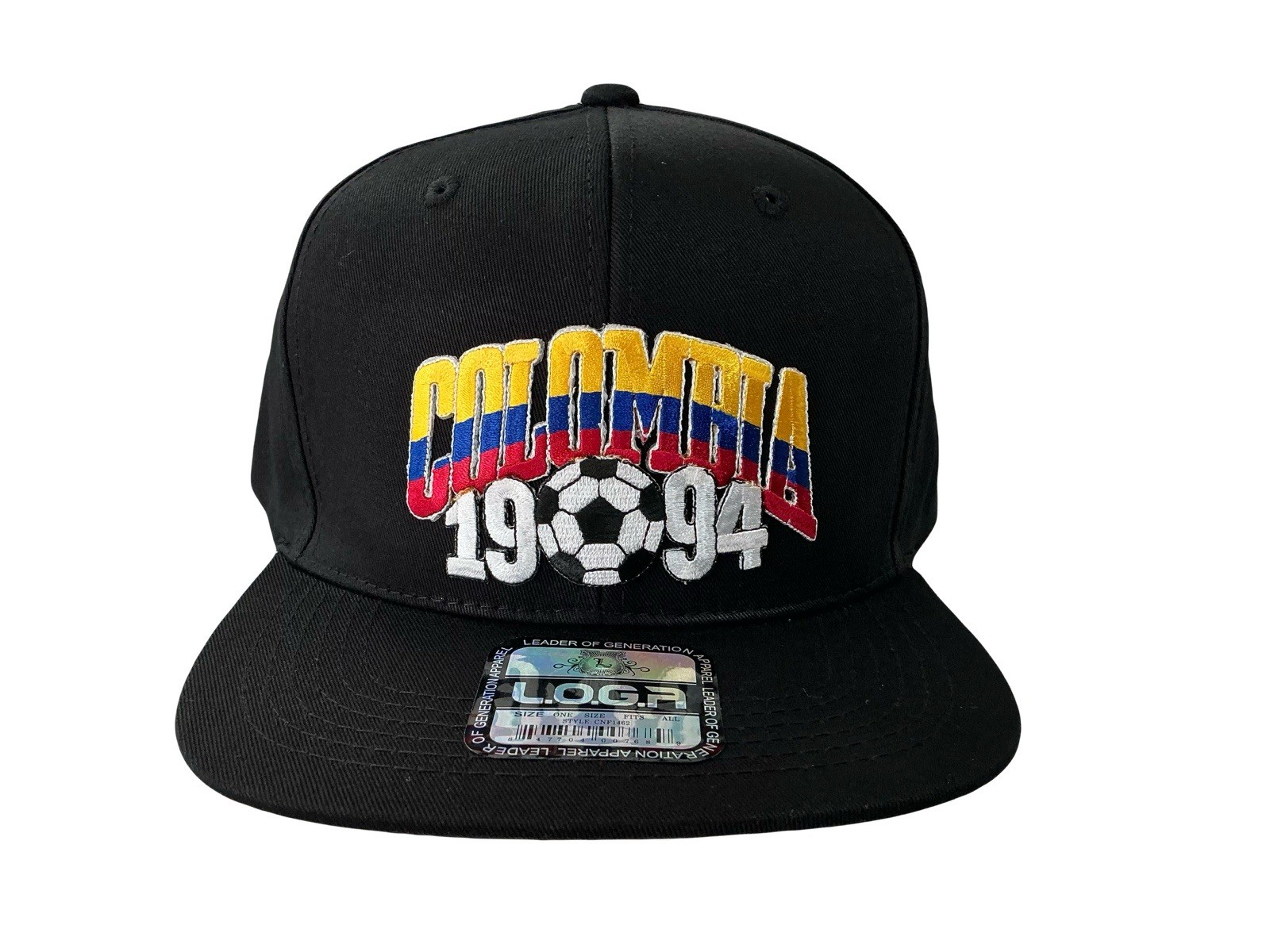 COLOMBIA SOCCER 1994 HAT BLACK SNAPBACK 2026 MEXICO