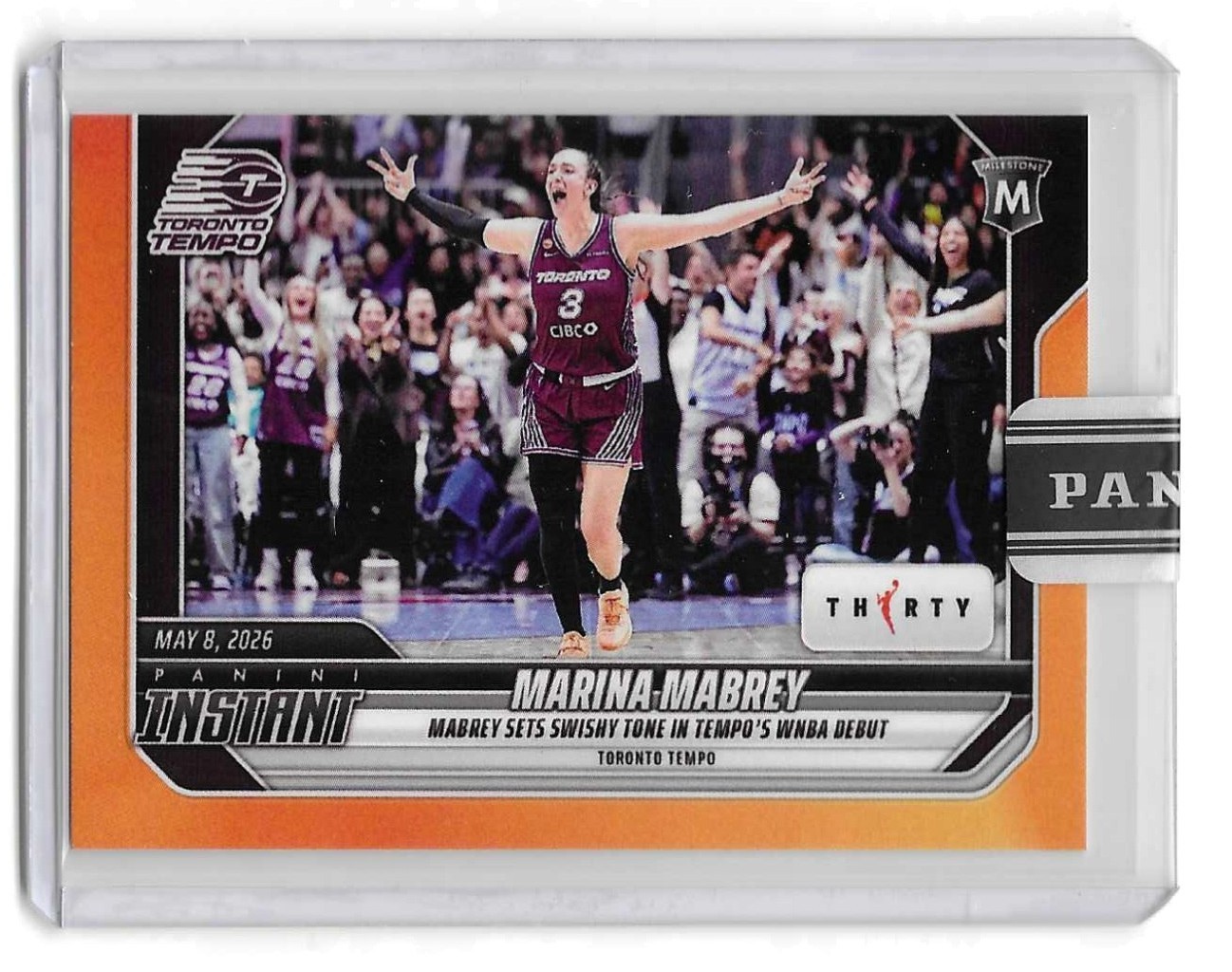 Marina Mabrey 2026 Panini Instant Thirty WNBA #33 SP /16/30 Tempo