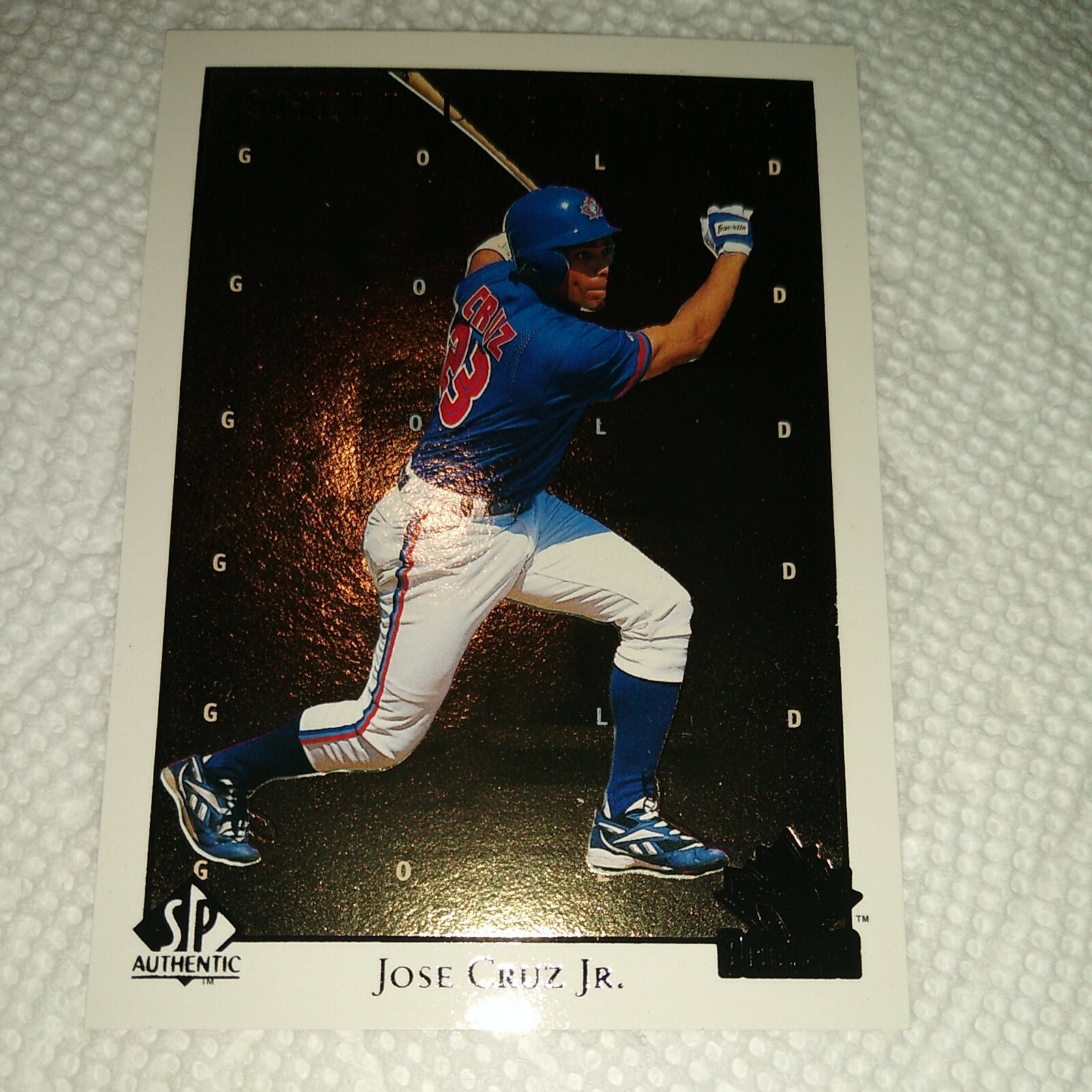 Jose Cruz Jr. 1998 SP Authentic SHEER DOMINANCE GOLD #SD23 Blue Jays *1193/2000*