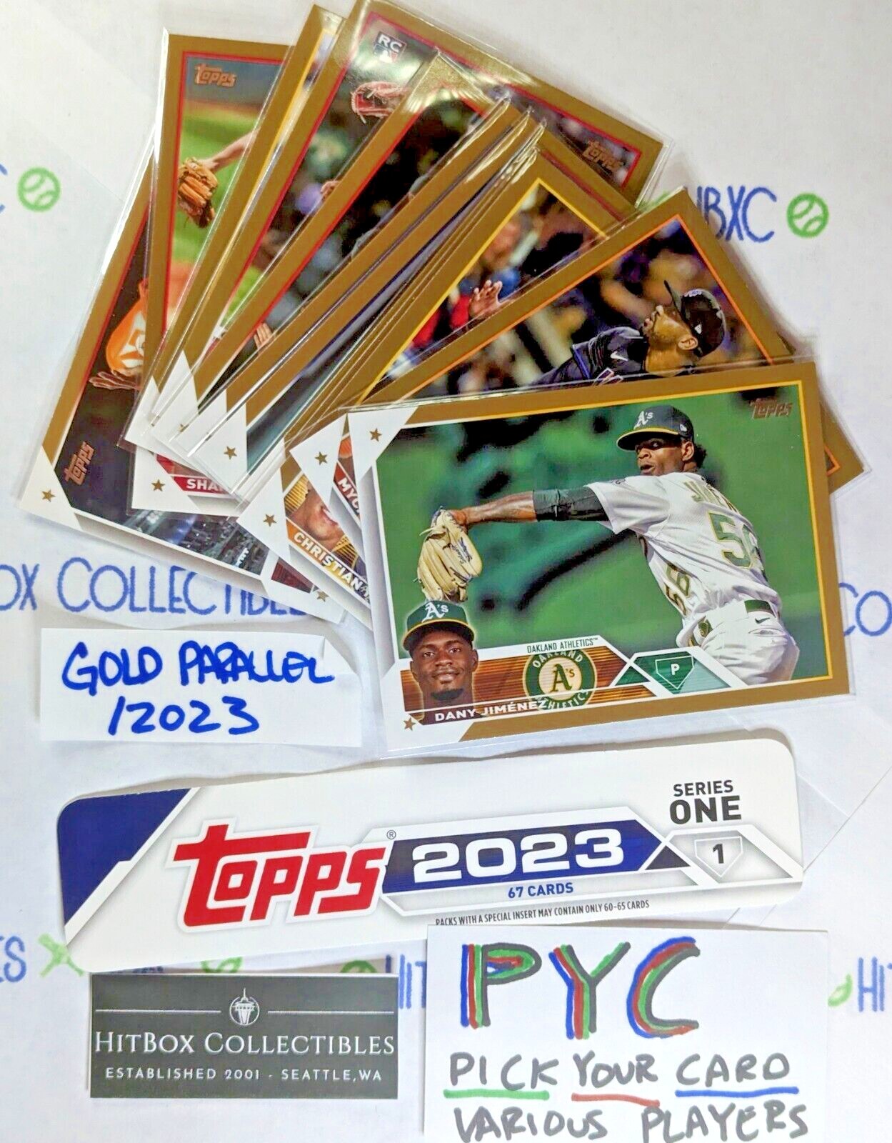 2023 Topps Series 1 GOLD /2023 PYC Pick Complete