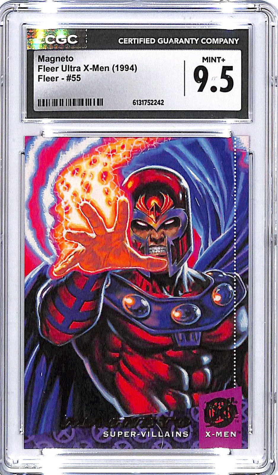 1994 Fleer Ultra X-Men Magneto #55 CGC 9.5