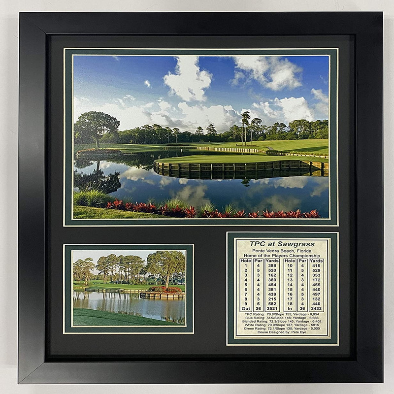 Tpc Sawgrass Hole 17 At The Players Championship Collectible Framed Photo