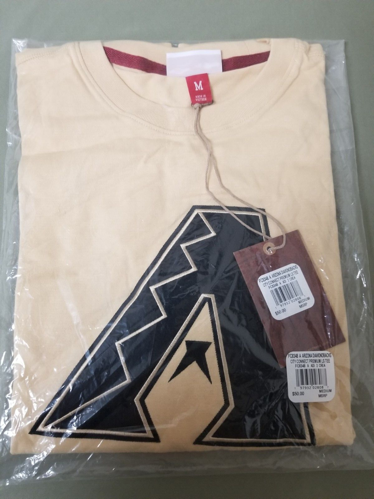 New Mitchell & Ness MLB Arizona Diamondbacks City connect Premium L/S T-Shirt.