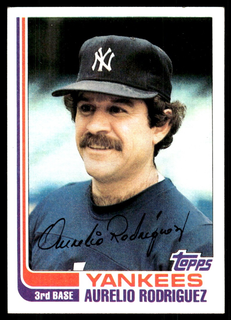 Aurelio Rodriguez 1982 Topps #334 Yankees MLB READ FREE SHIPPING AutographDen