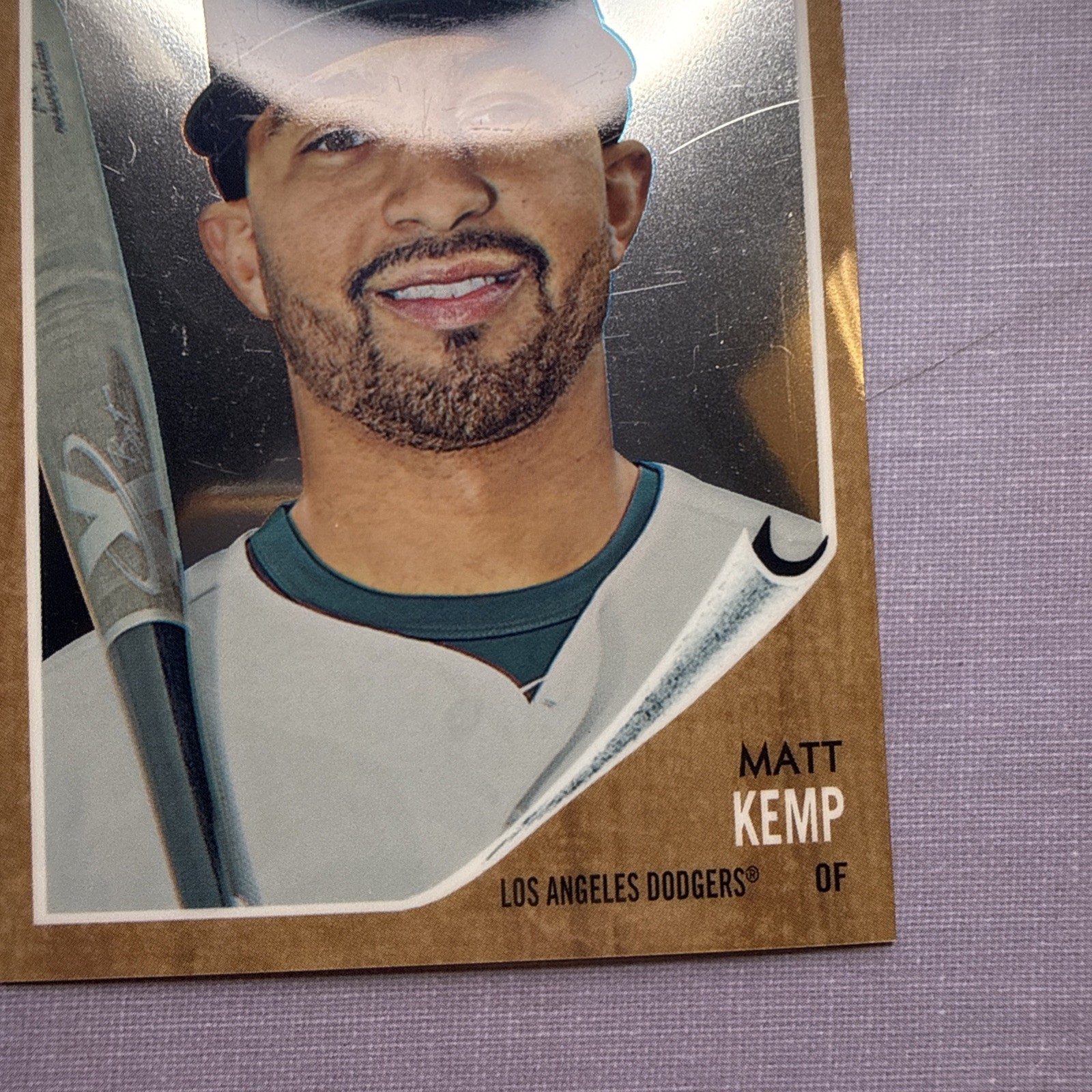 2011 Topps Heritage Chrome Matt Kemp #/1962 Dodgers VERY GOOD