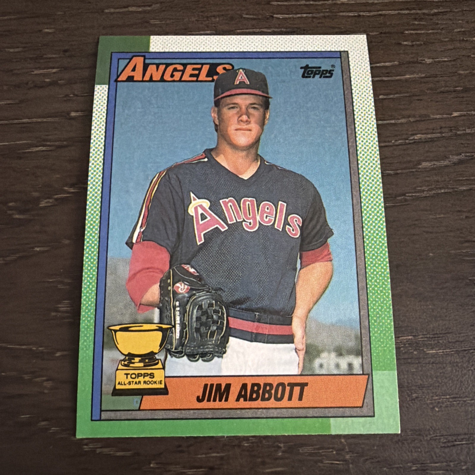 1990 Topps Baseball Jim Abbott #675