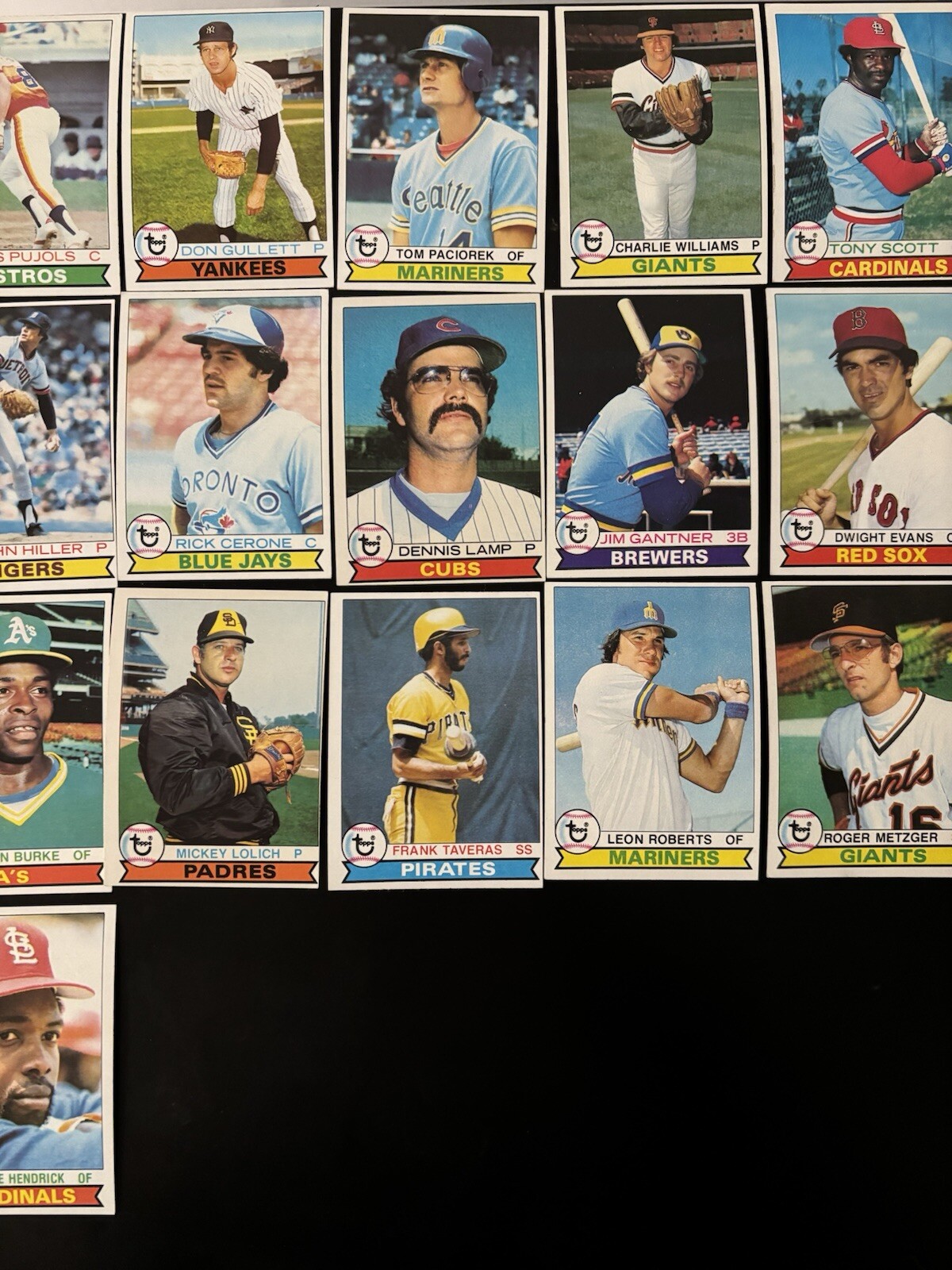 1979 Topps Baseball U-Pick #1-175 EX