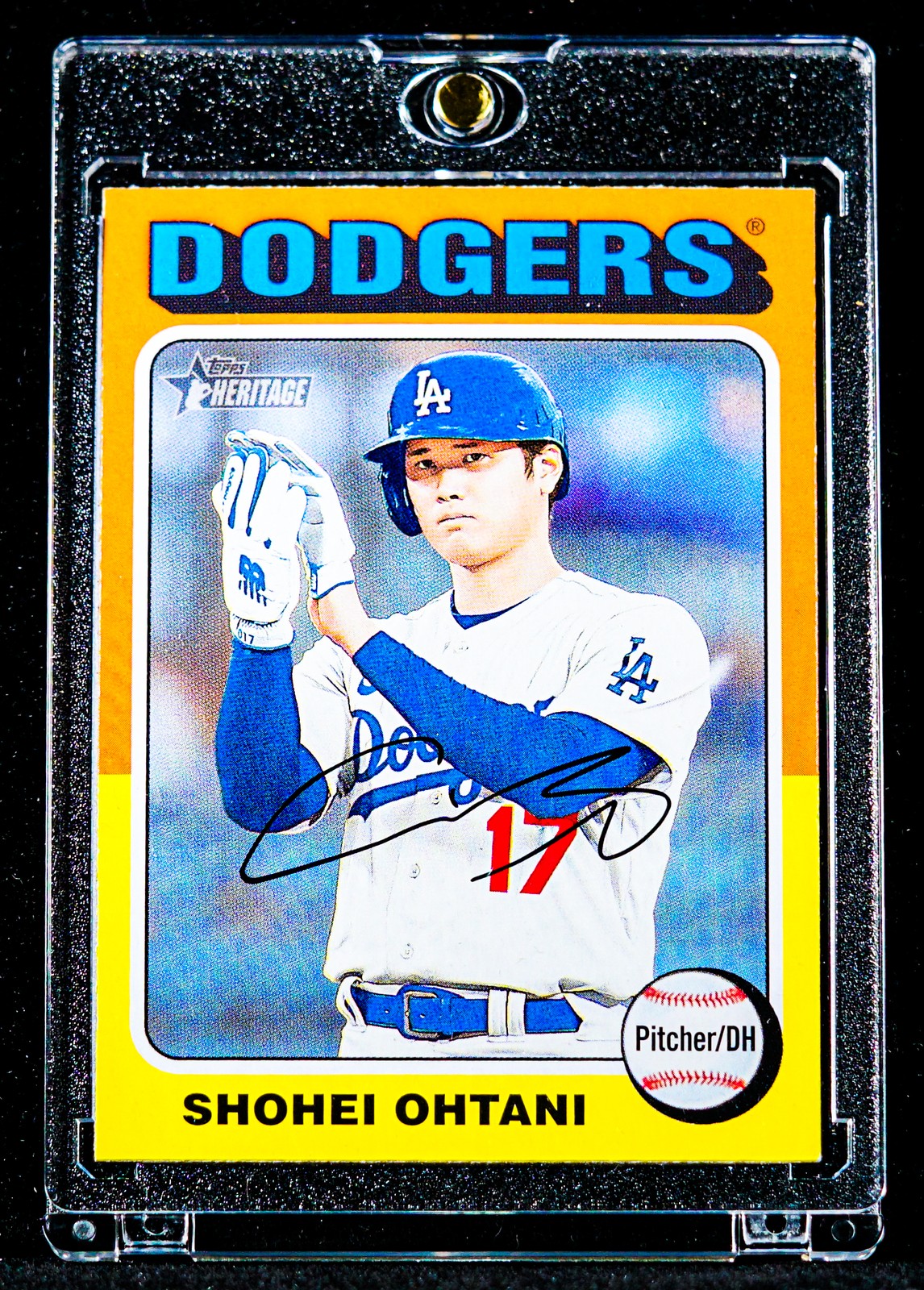 SHOHEI OHTANI DODGERS 1975 VINTAGE STYLE WORLD SERIES MVP RARE INVESTMENT CARD