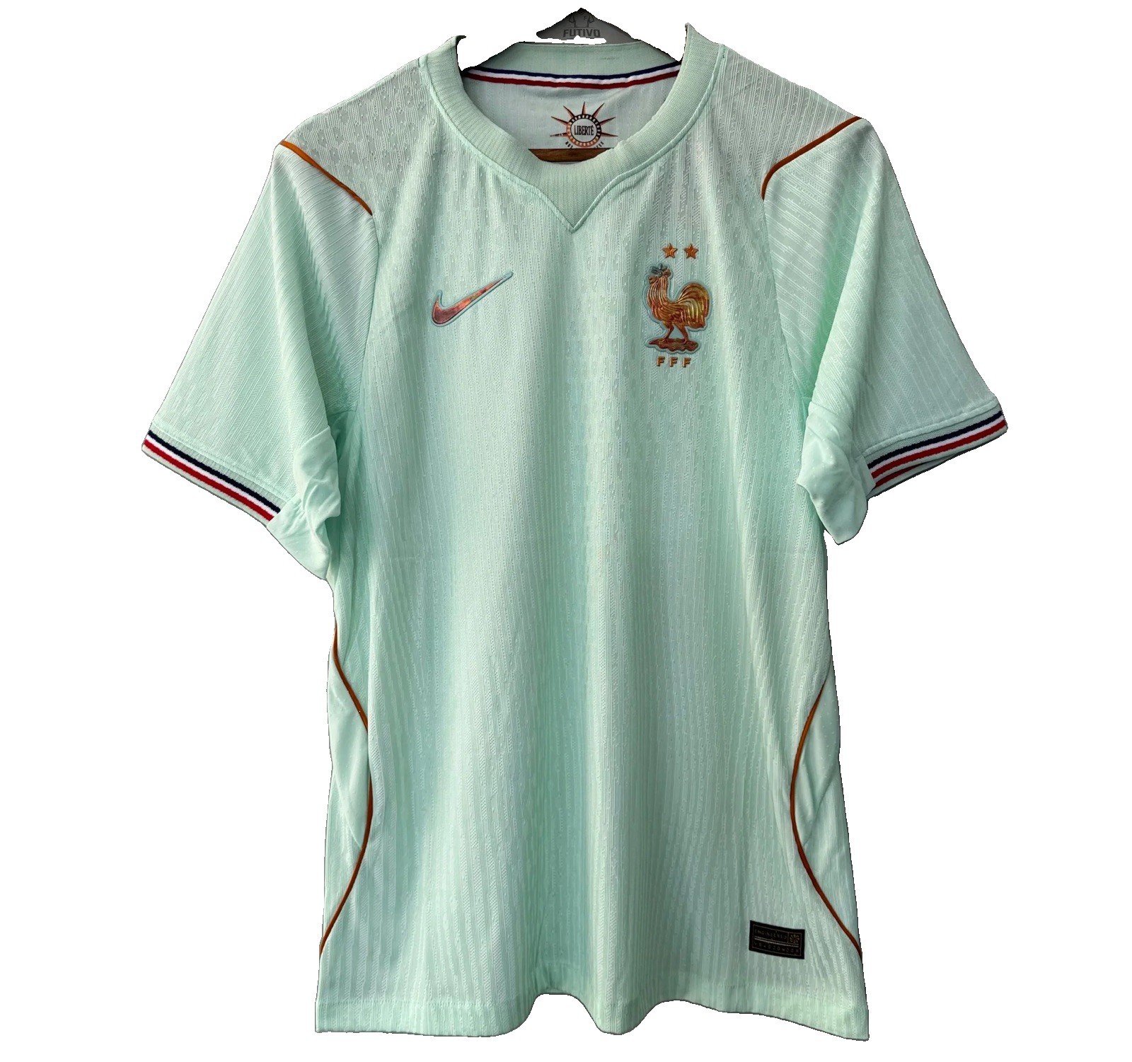 France 2026 Away Jersey Nike Men’s Medium Statue of Liberty Mint Slim Nike New