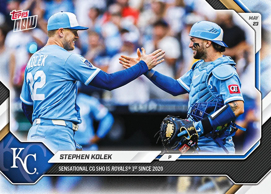 Stephen Kolek – 2026 MLB Topps NOW #232 KANSAS CITY ROYALS CG SHO