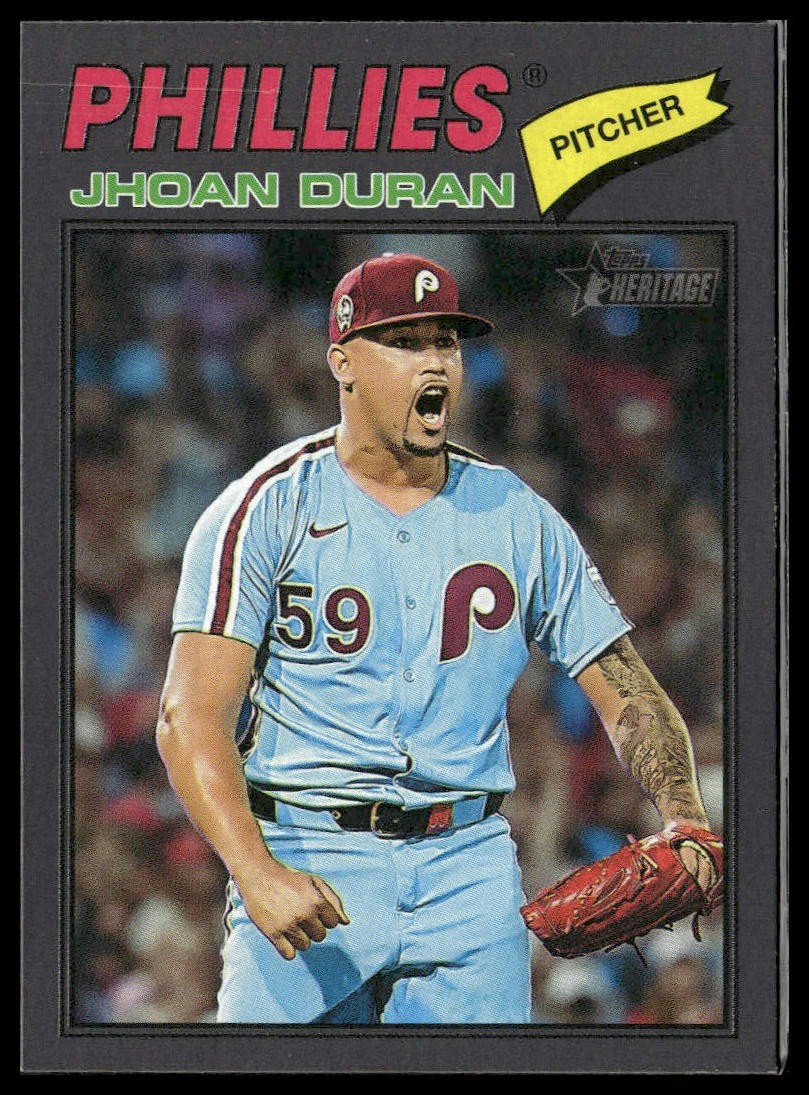 2026 Topps Heritage #14 Jhoan Duran Dark Gray