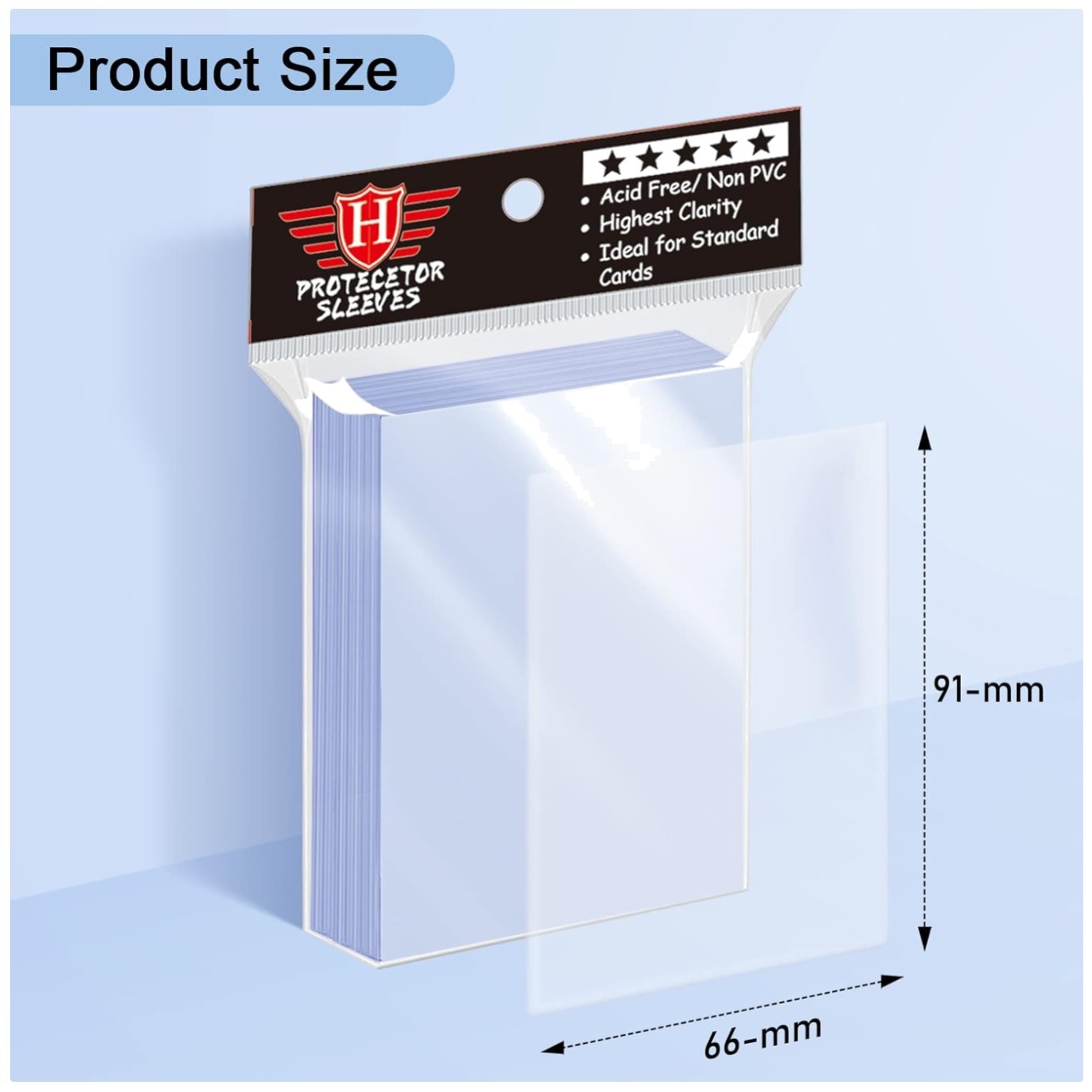 1000 Pcs Trading Card Toploaders – Clear Plastic Protectors