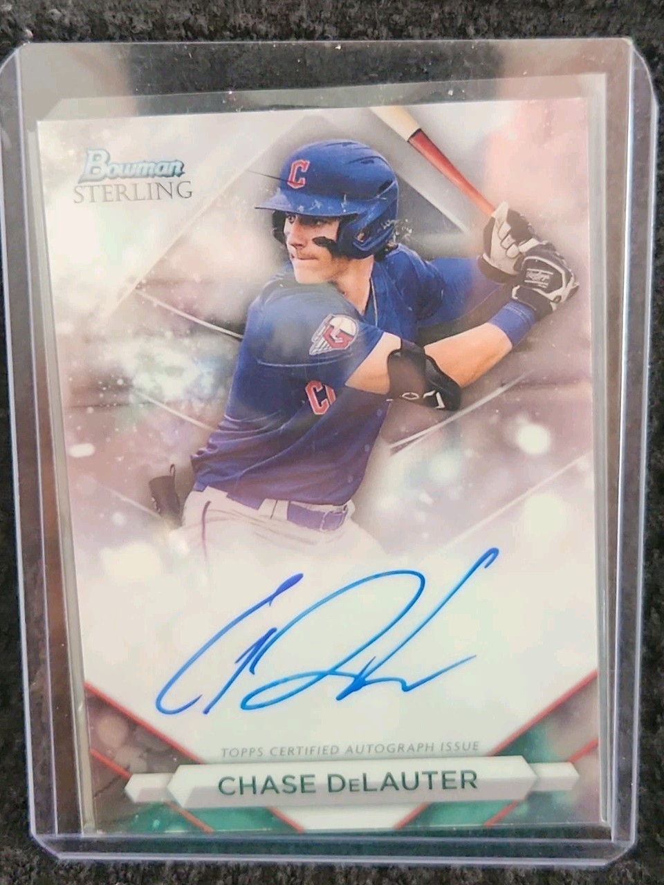 2023 Bowman Sterling Chase DeLauter Auto #PA-CD Guardians