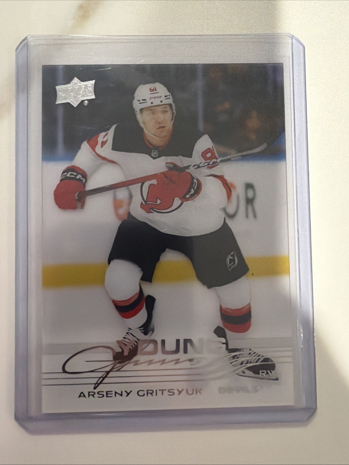 2025-26 Upper Deck Series 2 – Young Guns Arseni Gritsyuk #459 Clear Cut (RC)
