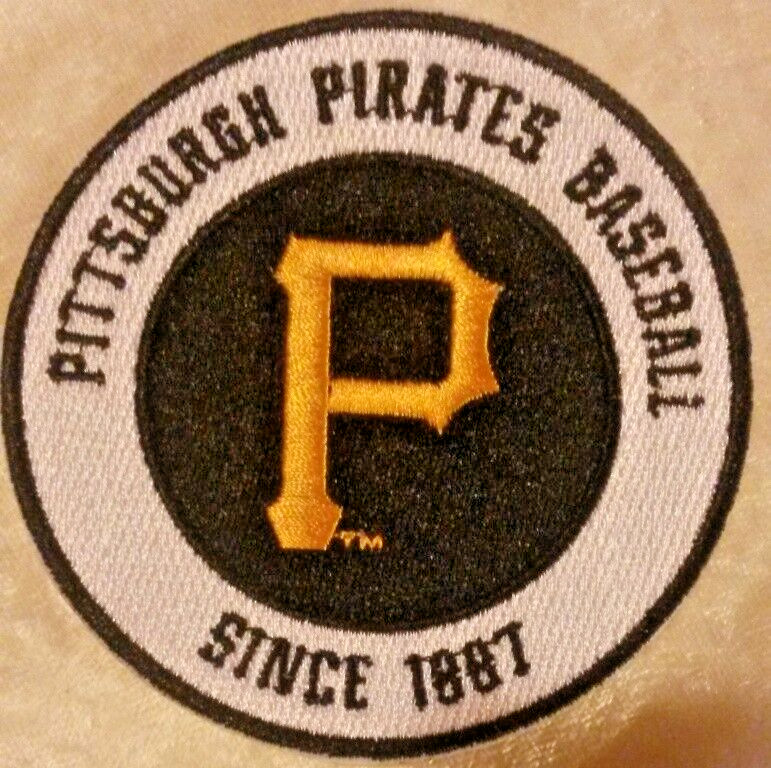 Pittsburgh Pirates 3.5″ Iron /Sew On Embroidered Patch Free Tracking!