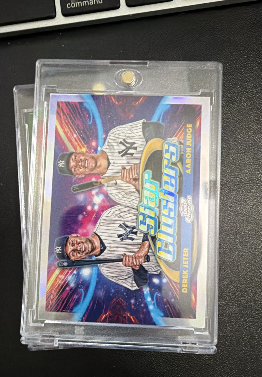 2025 Topps Cosmic Chrome – Star Clusters Derek Jeter, Aaron Judge #DSC-1