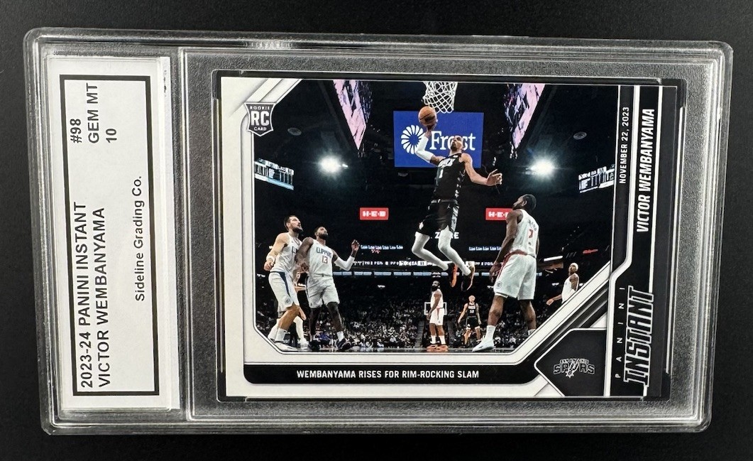 Victor Wembanyama Rookie Graded Gem Mint 10 2023 Panini NBA – Only 5530 Printed