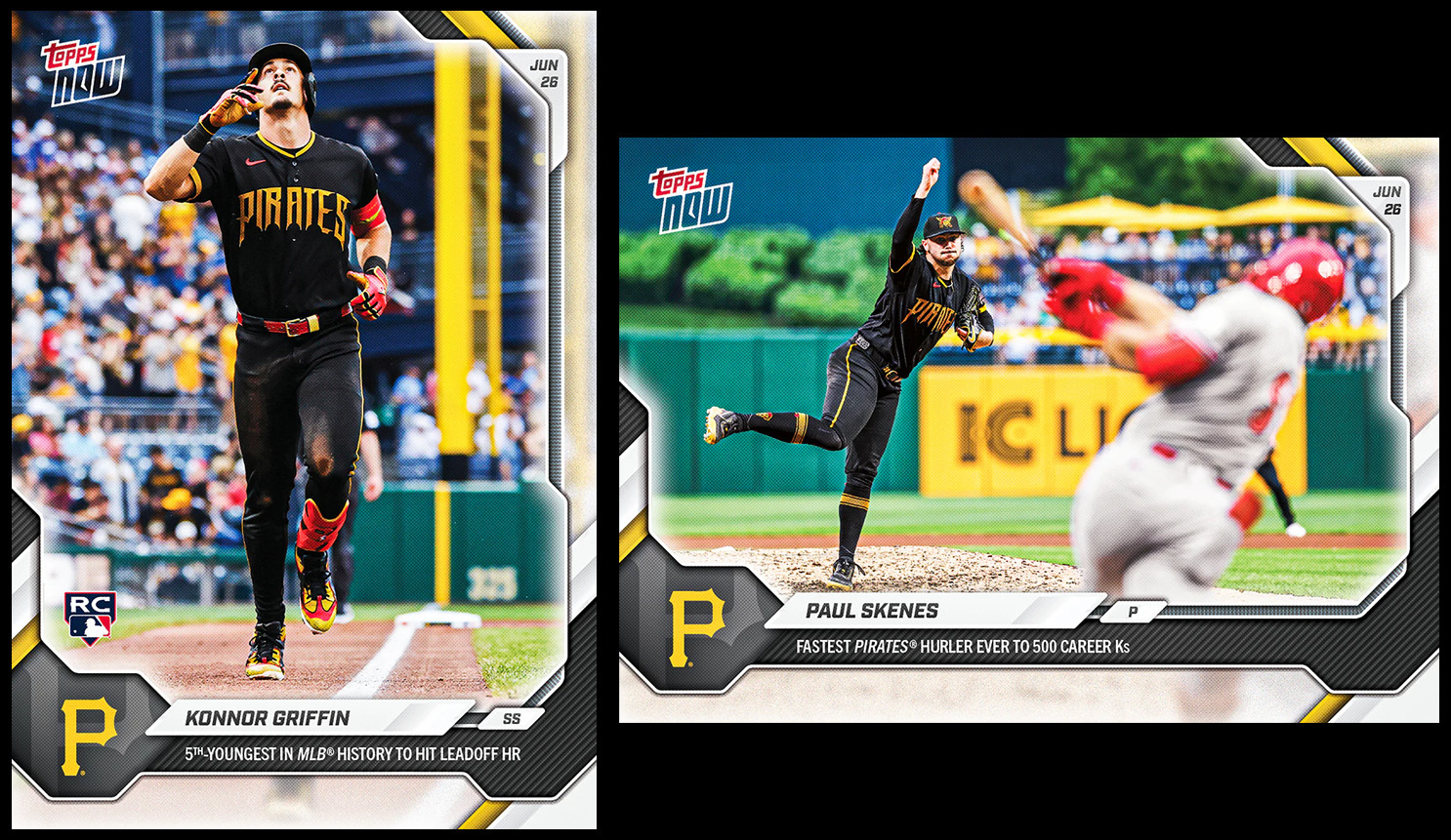 2026 MLB TOPPS NOW Konnor Griffin #379 & Paul Skenes #380 (Presale)