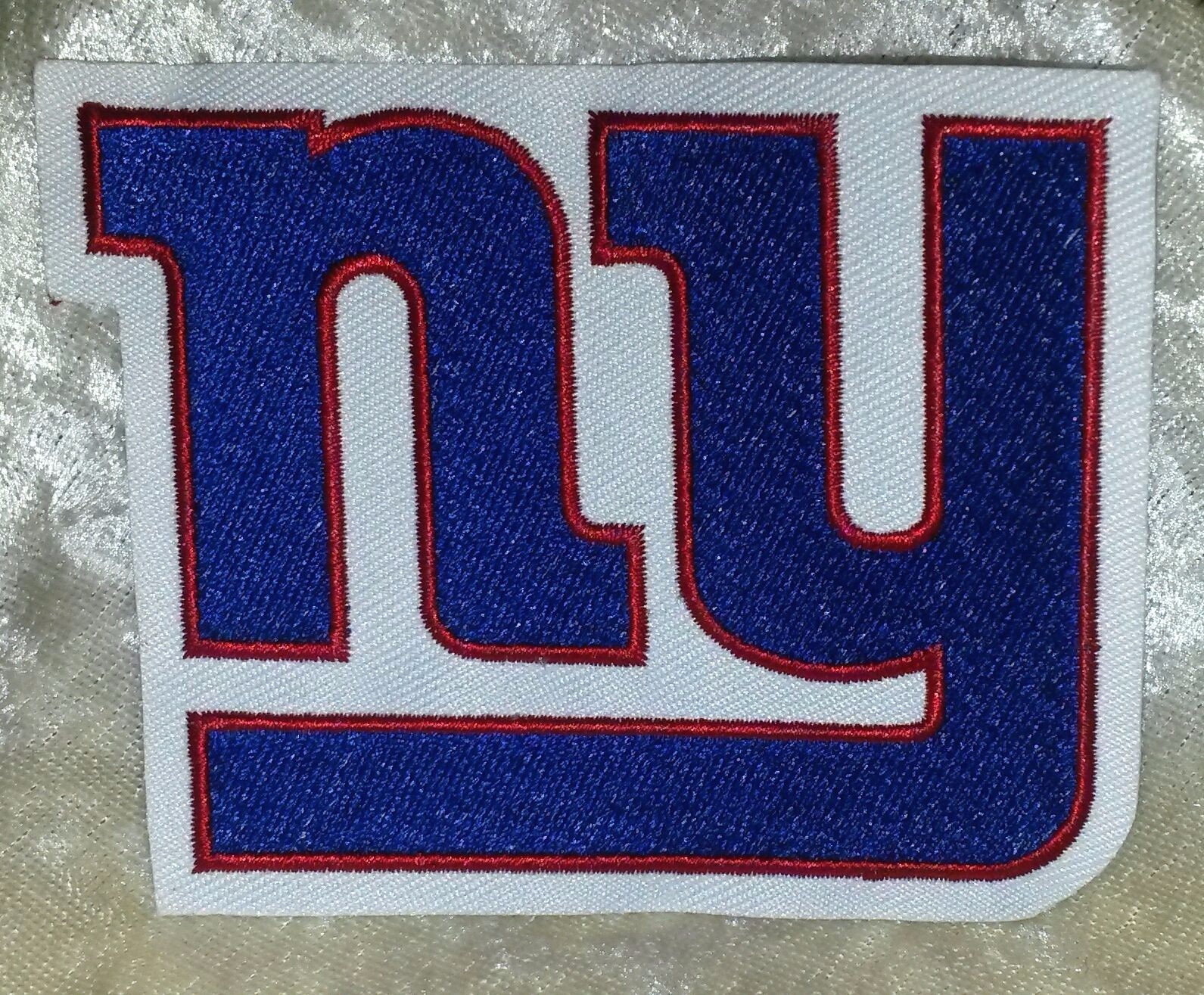 New York Giants NY 3.5″ Iron On Embroidered Patch ~Free Tracking!