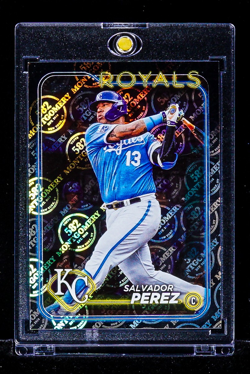 Salvador Perez RARE 502 MONTGOMERY FOIL INVESTMENT CARD Kansas City Royals SP