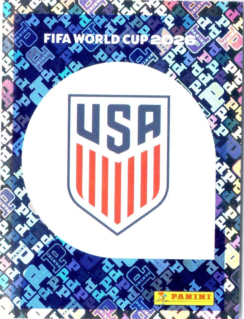 2026 Panini World Cup Sticker United States USMNT USA Gold Crumple Multi Pick