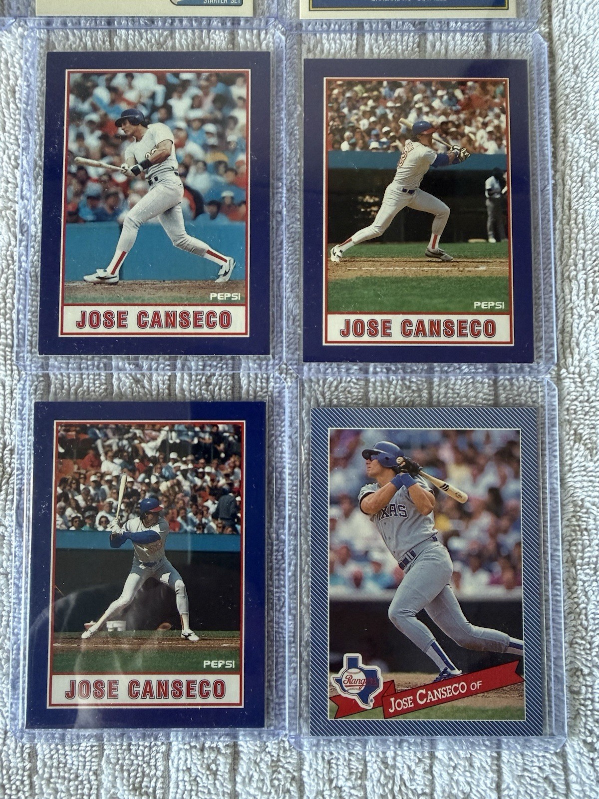 Lot Of 22 Jose Canseco Promo/Collectors Edition Insert Baseball Cards