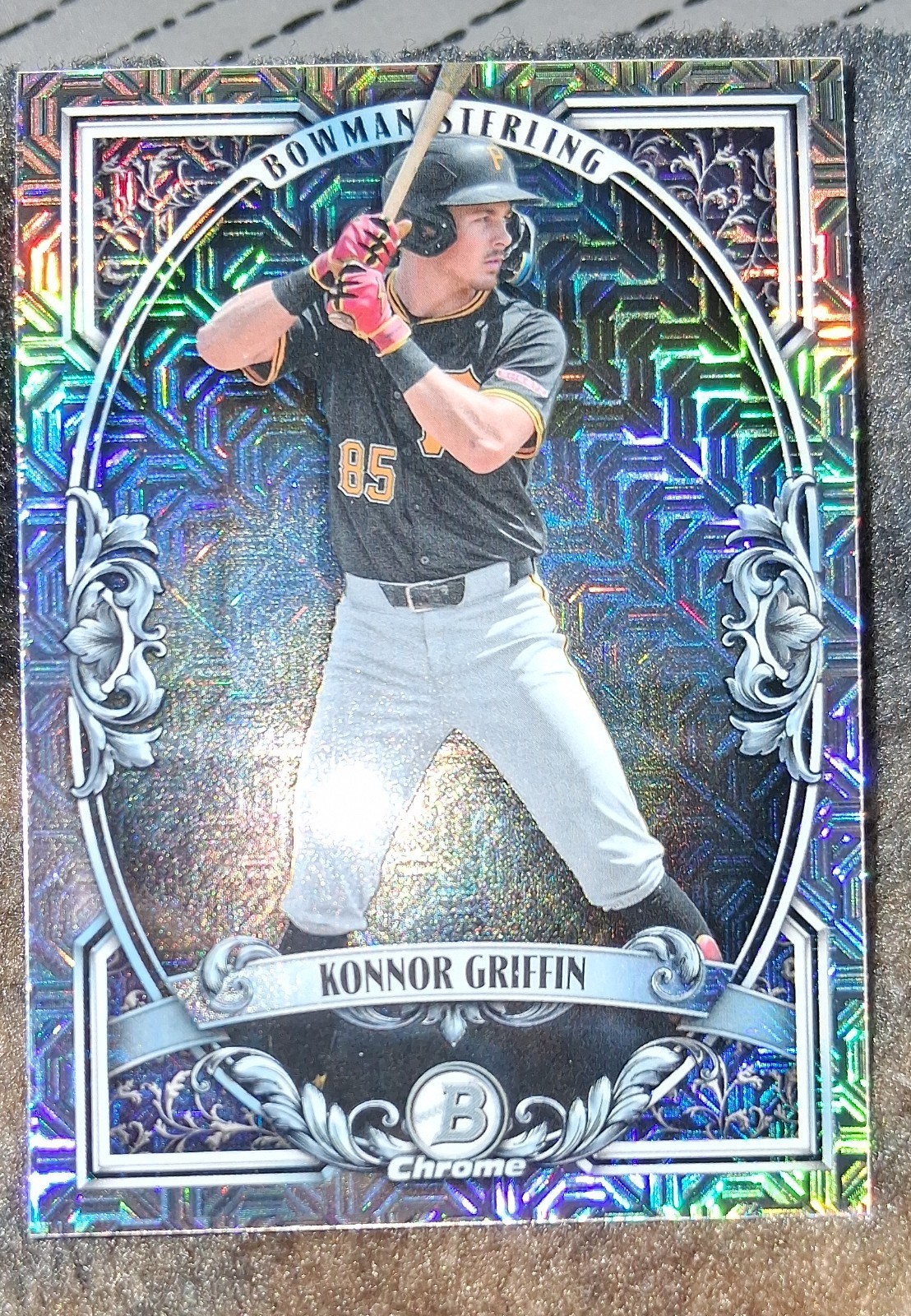 2026 Bowman Konnor Griffin Bowman Sterling Mojo Refractor Pirates Prospect BST-7