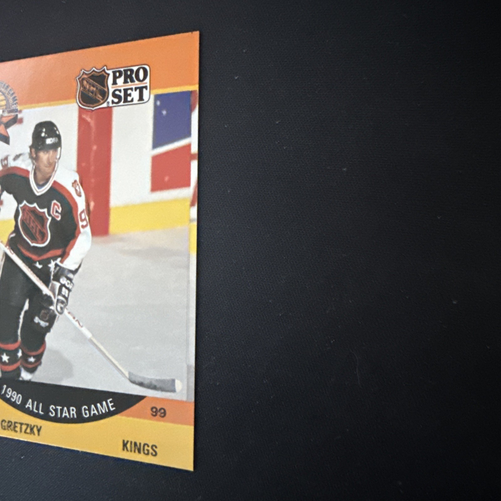 1990-91 Pro Set – Wayne Gretzky #340 – RARE!Printing Error Card (serious buyer)